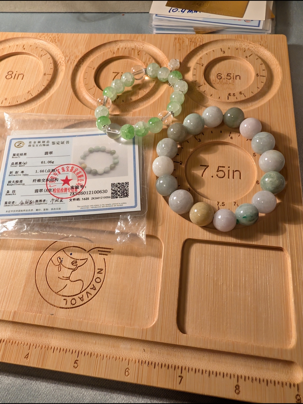 Multi Color Natural Burmese Jadeite Jade. Plus Free Non Jade Bracelet